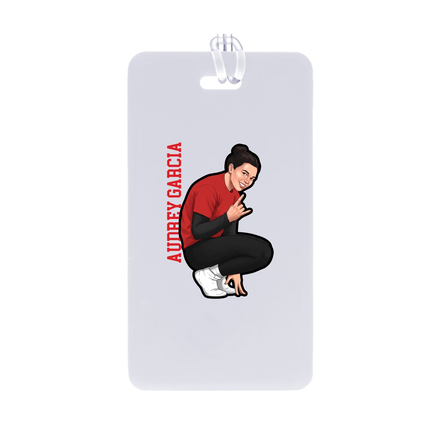 Bag Tag — Name Vertical in Classic