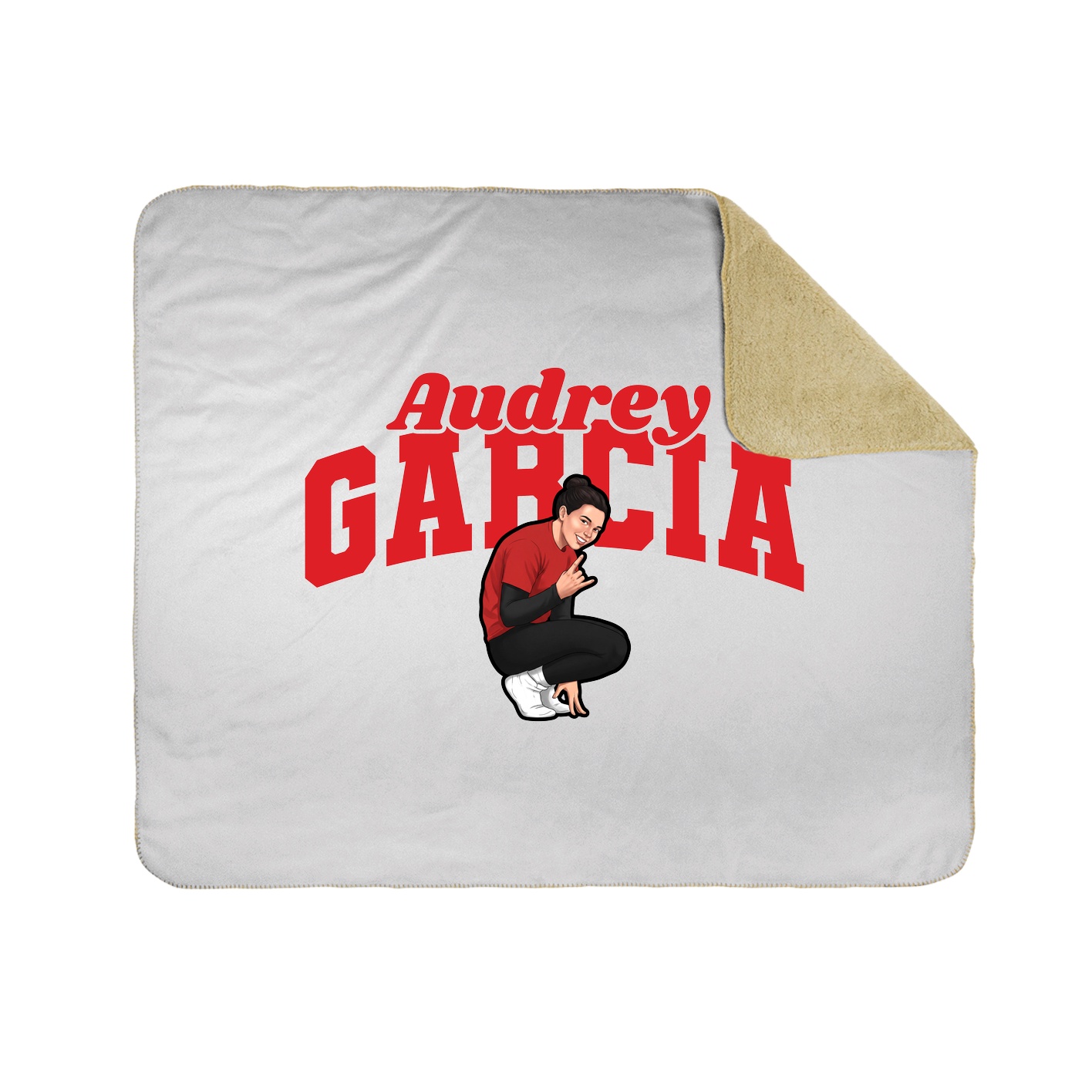 Throw Blanket — Signature Arch in White