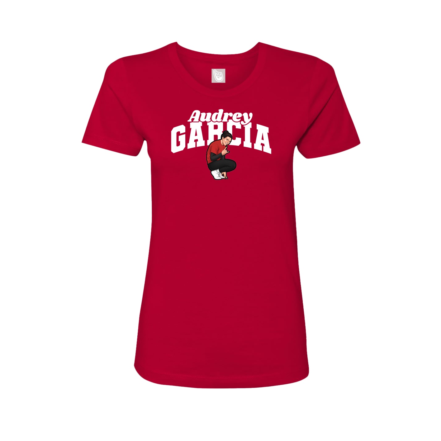 Womens Tee — Signature Arch in Red