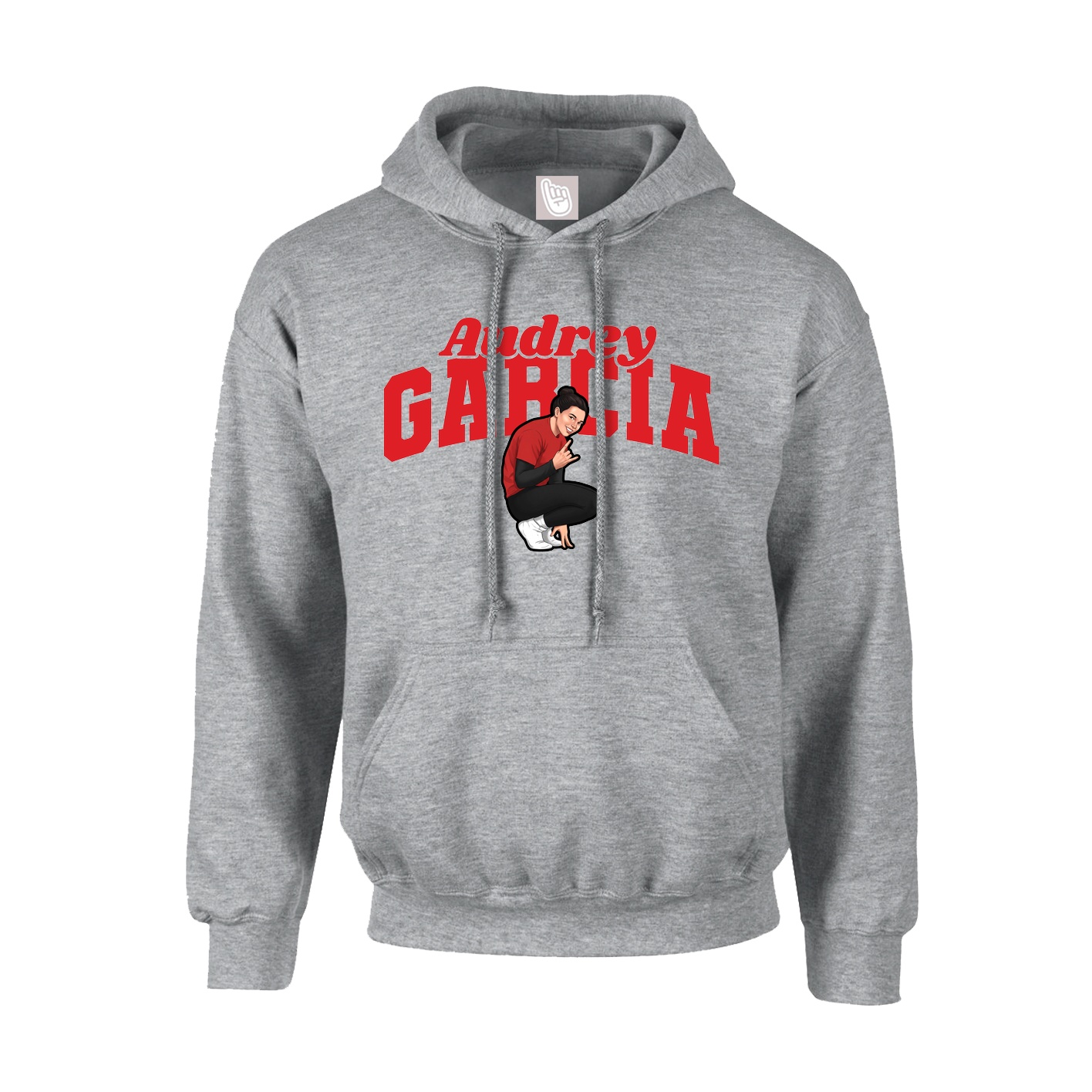 Hoodie — Signature Arch in Grey