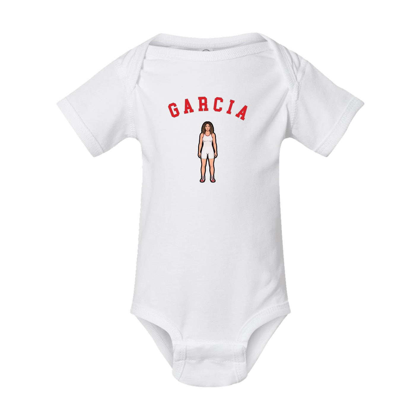 Baby Onesie — Shirsey Arch in White