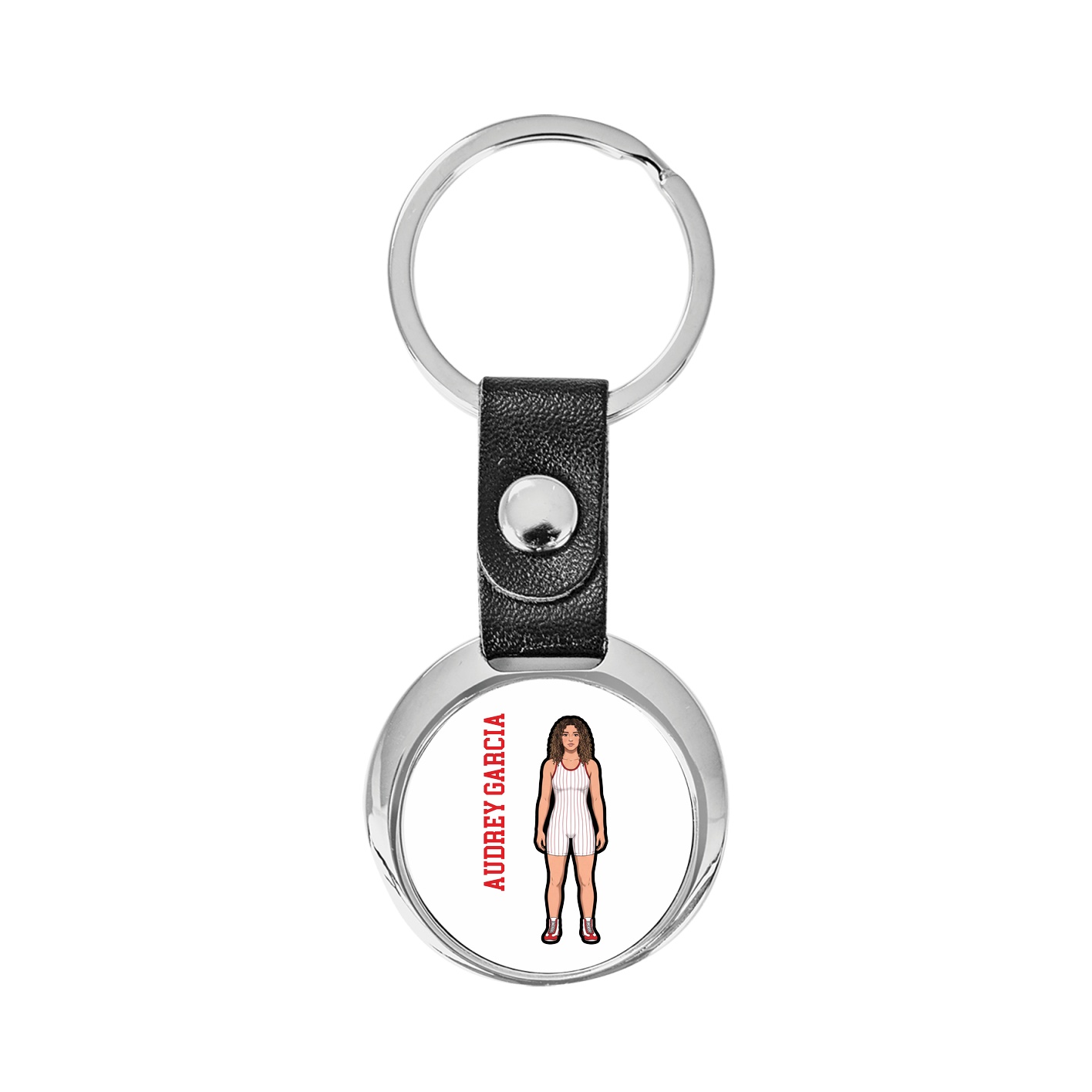 Key Chain — Name Vertical in Classic