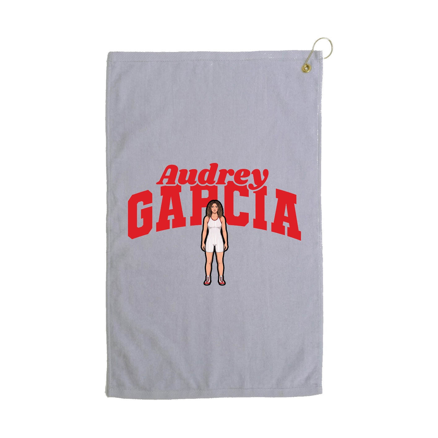 Golf Towel — Signature Arch in Grey