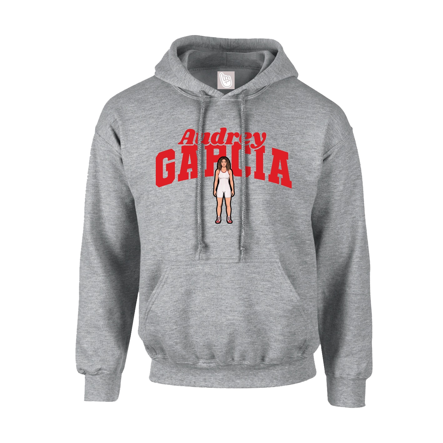 Hoodie — Signature Arch in Grey