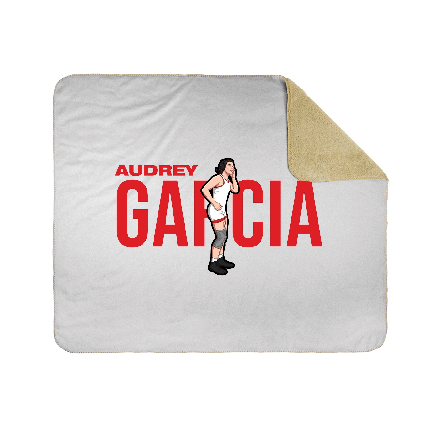 Throw Blanket — Player Name in White