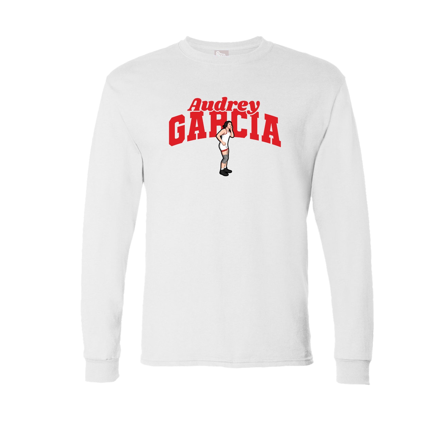 Long Sleeve Tee — Signature Arch in White