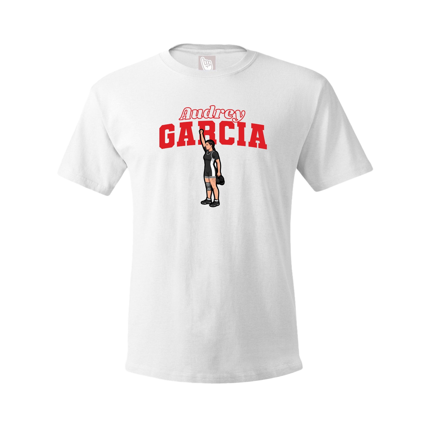 Tee — Name Arch in White