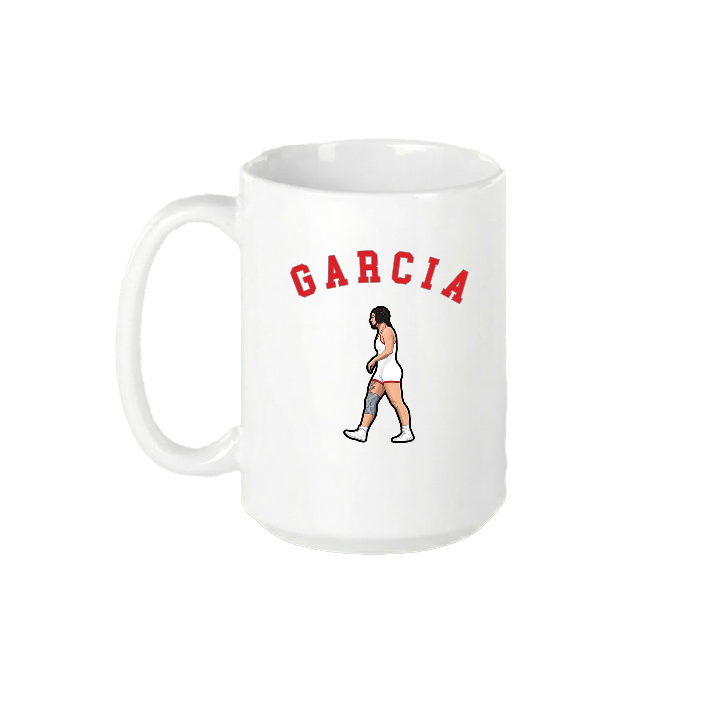 15oz Coffee Mug — Shirsey Arch in White