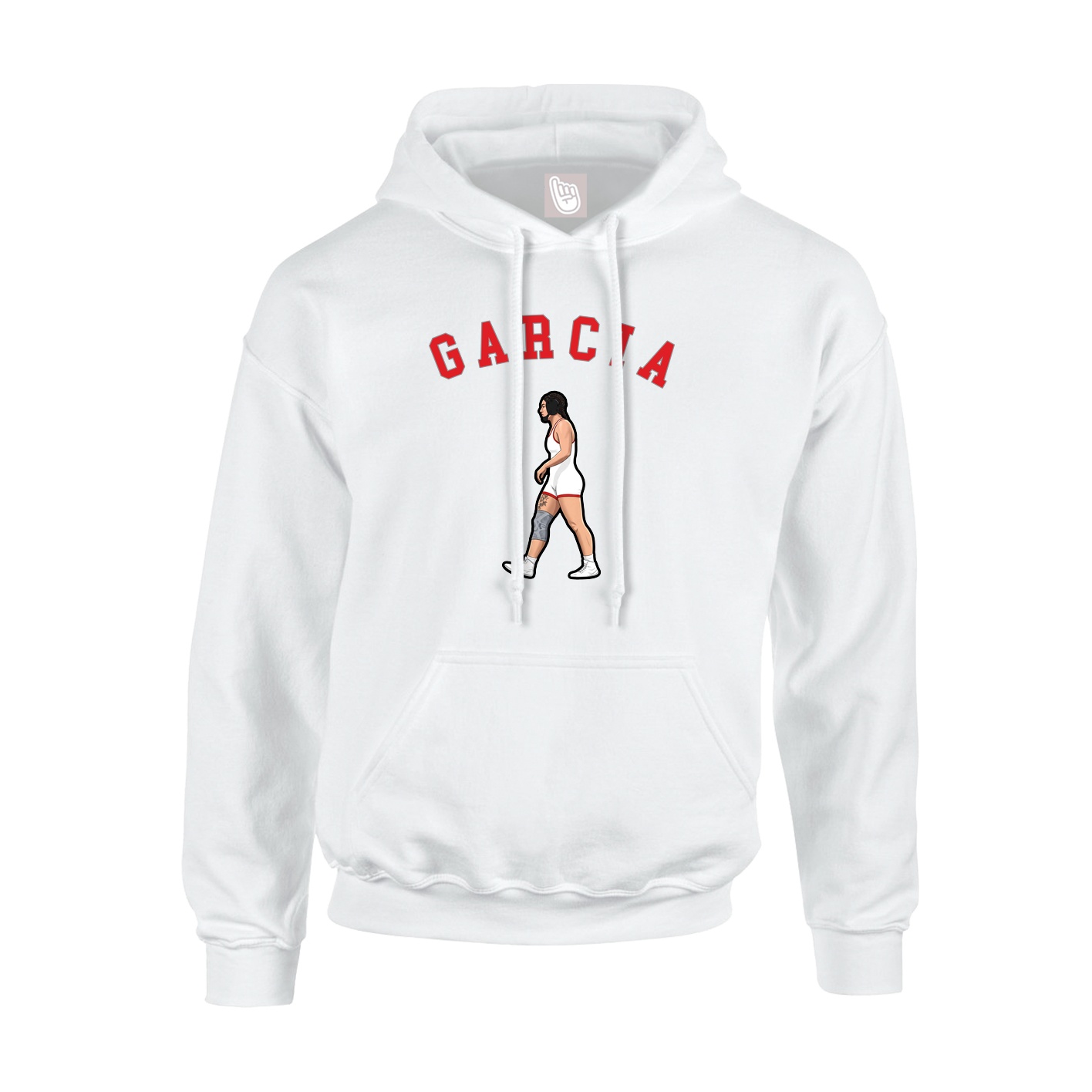 Hoodie — Shirsey Arch in White