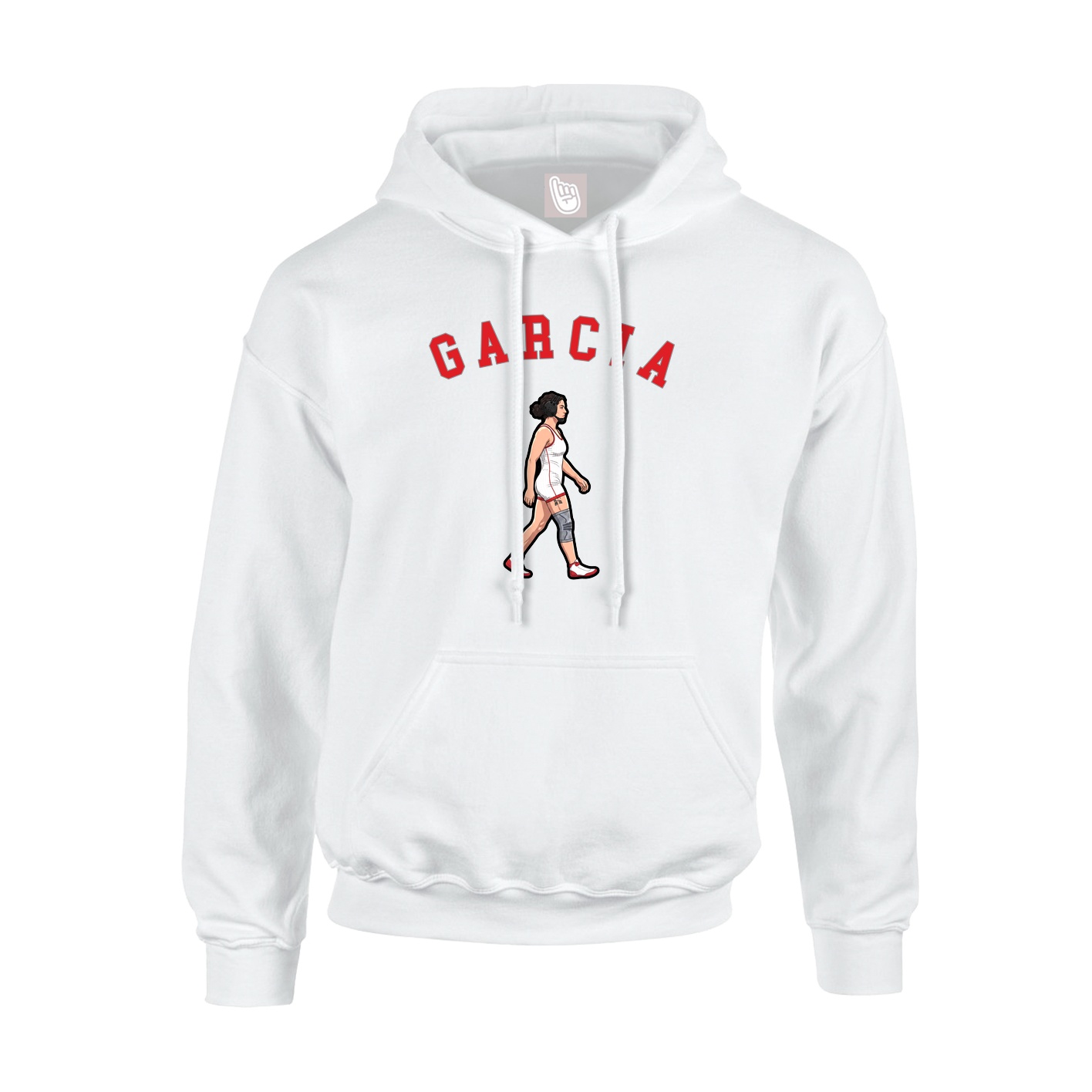Hoodie — Shirsey Arch in White