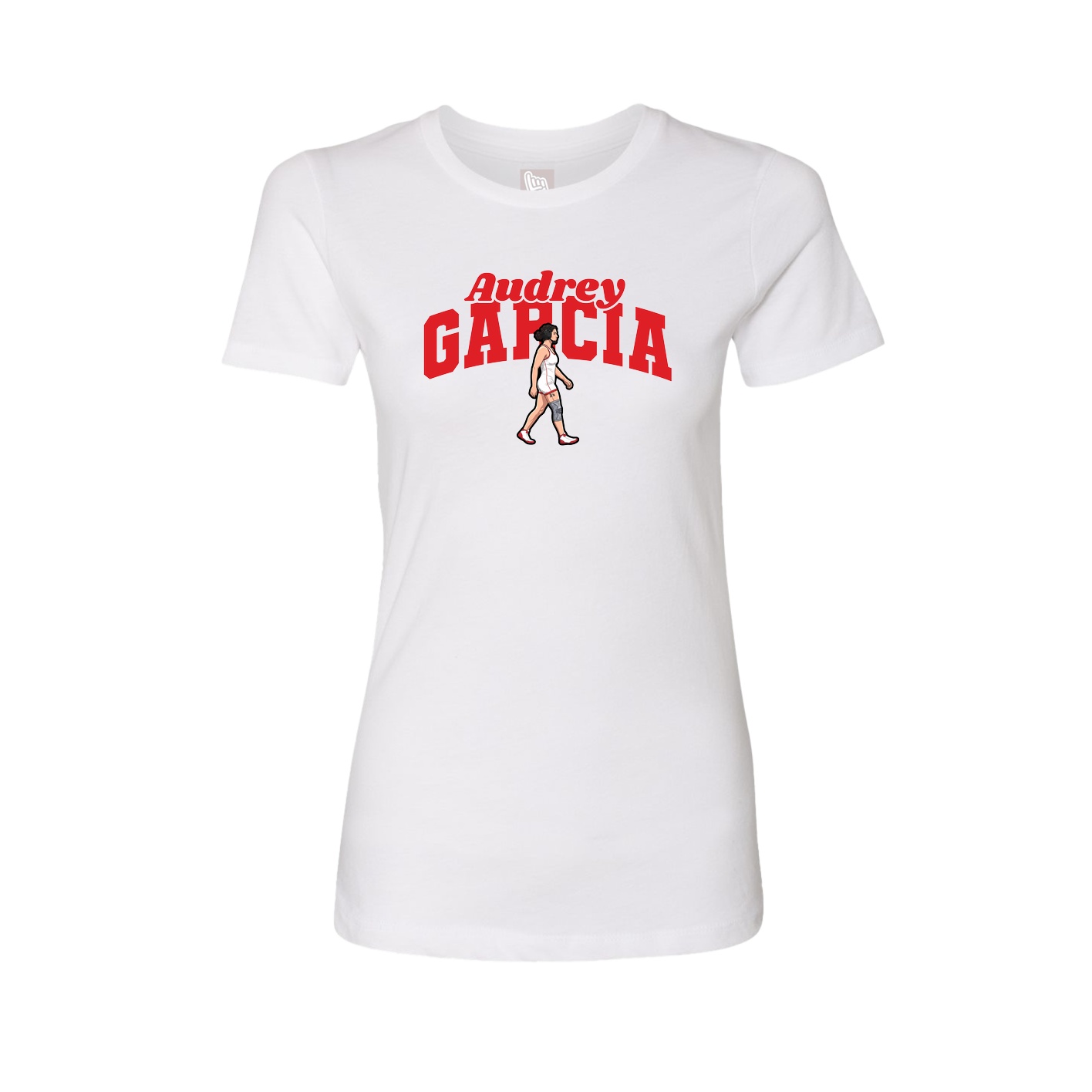 Womens Tee — Signature Arch in White