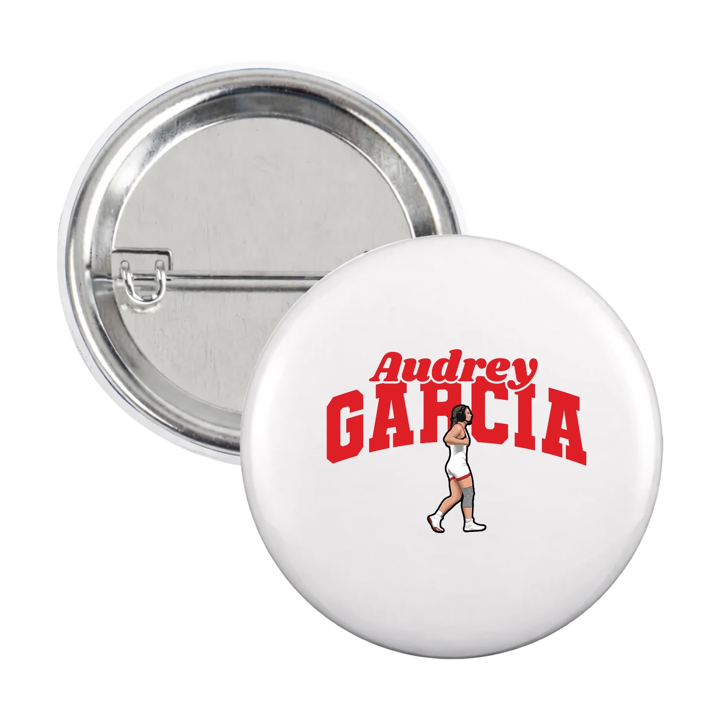 Game Day Button — Signature Arch in White