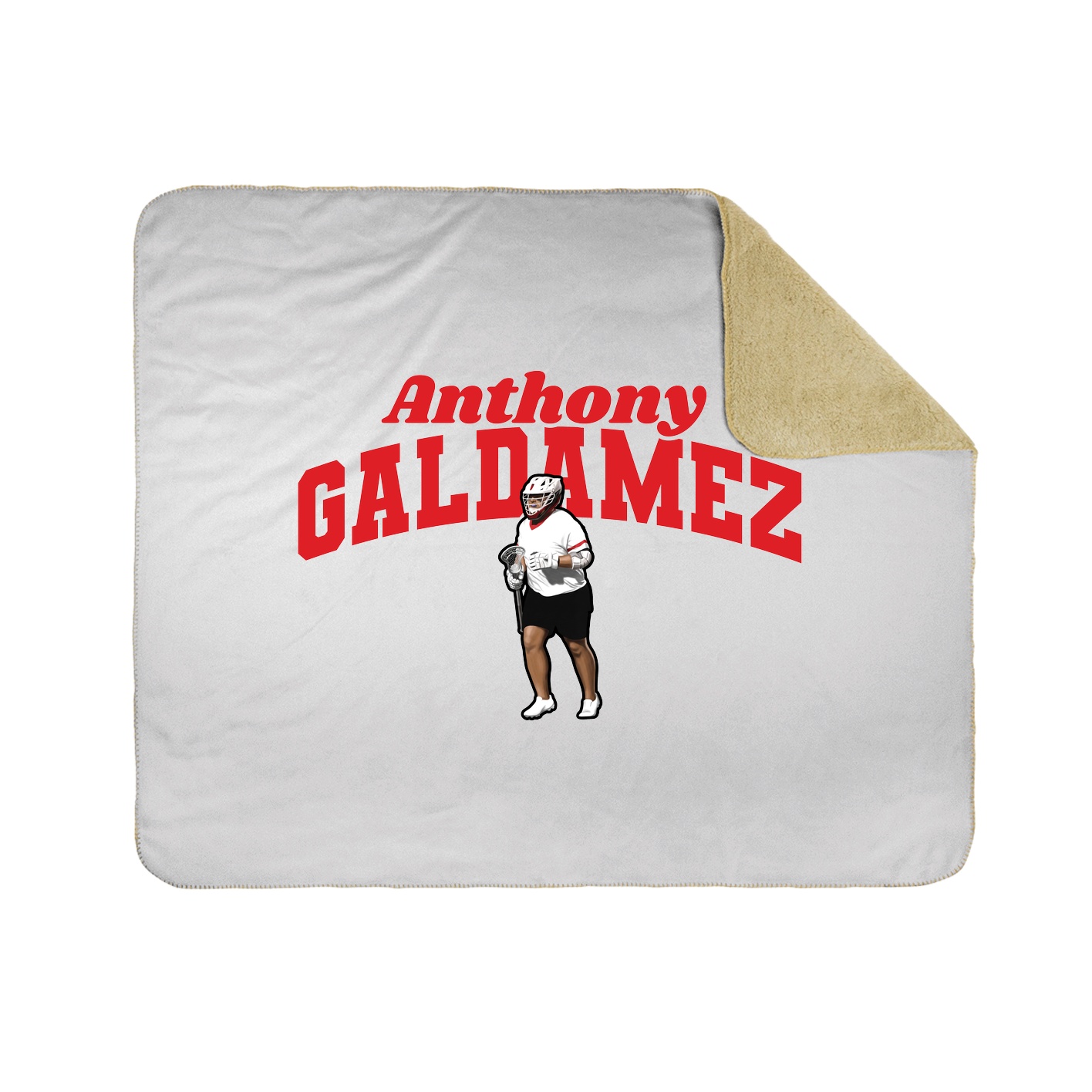 Throw Blanket — Signature Arch in White