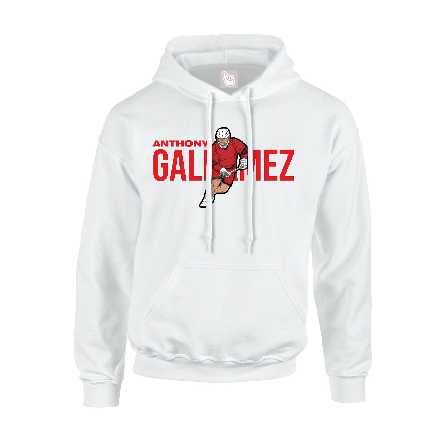 Hoodie — Player Name in White
