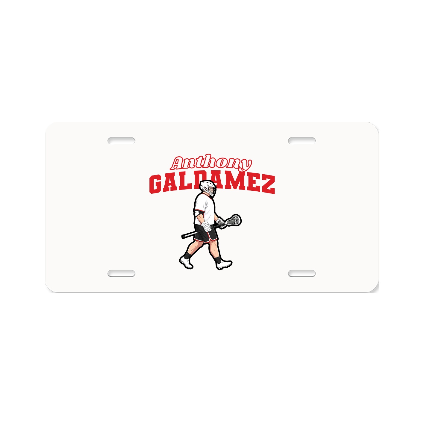 License Plate — Name Arch in Classic