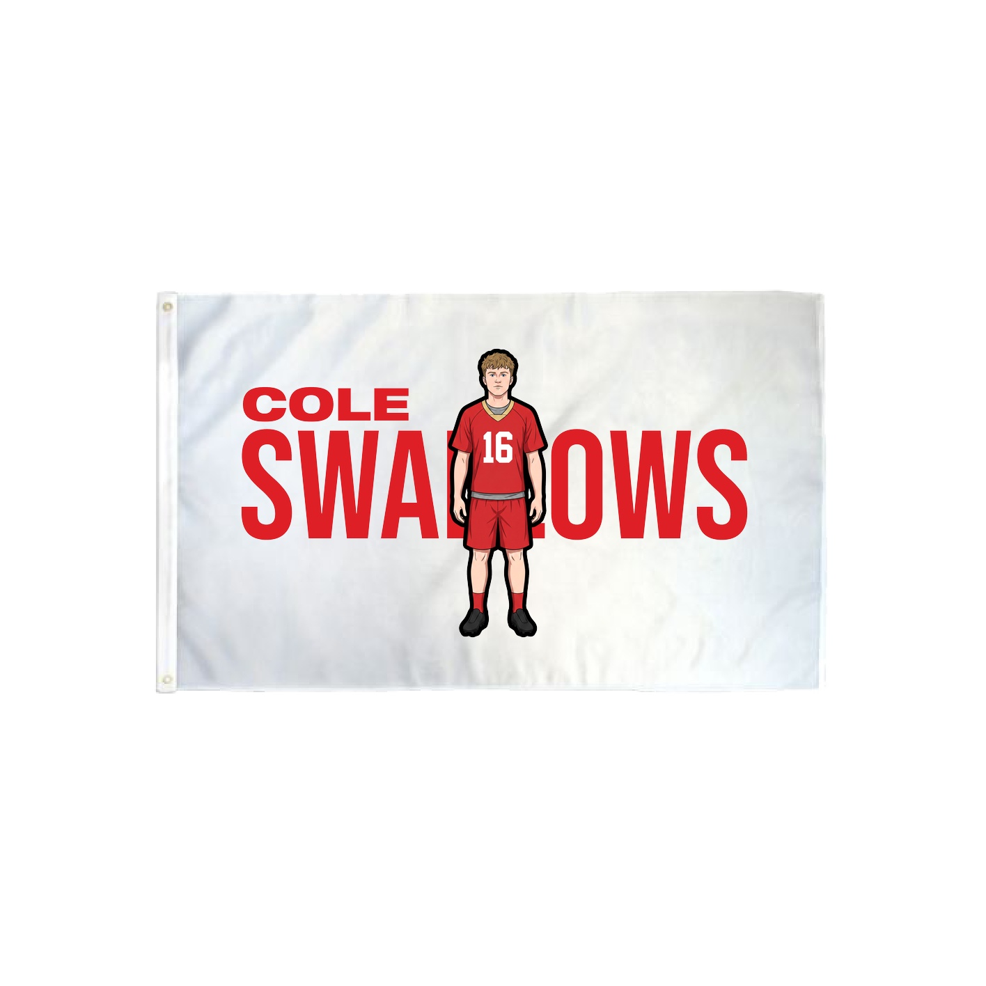 3x5 Flag — Player Name in Classic
