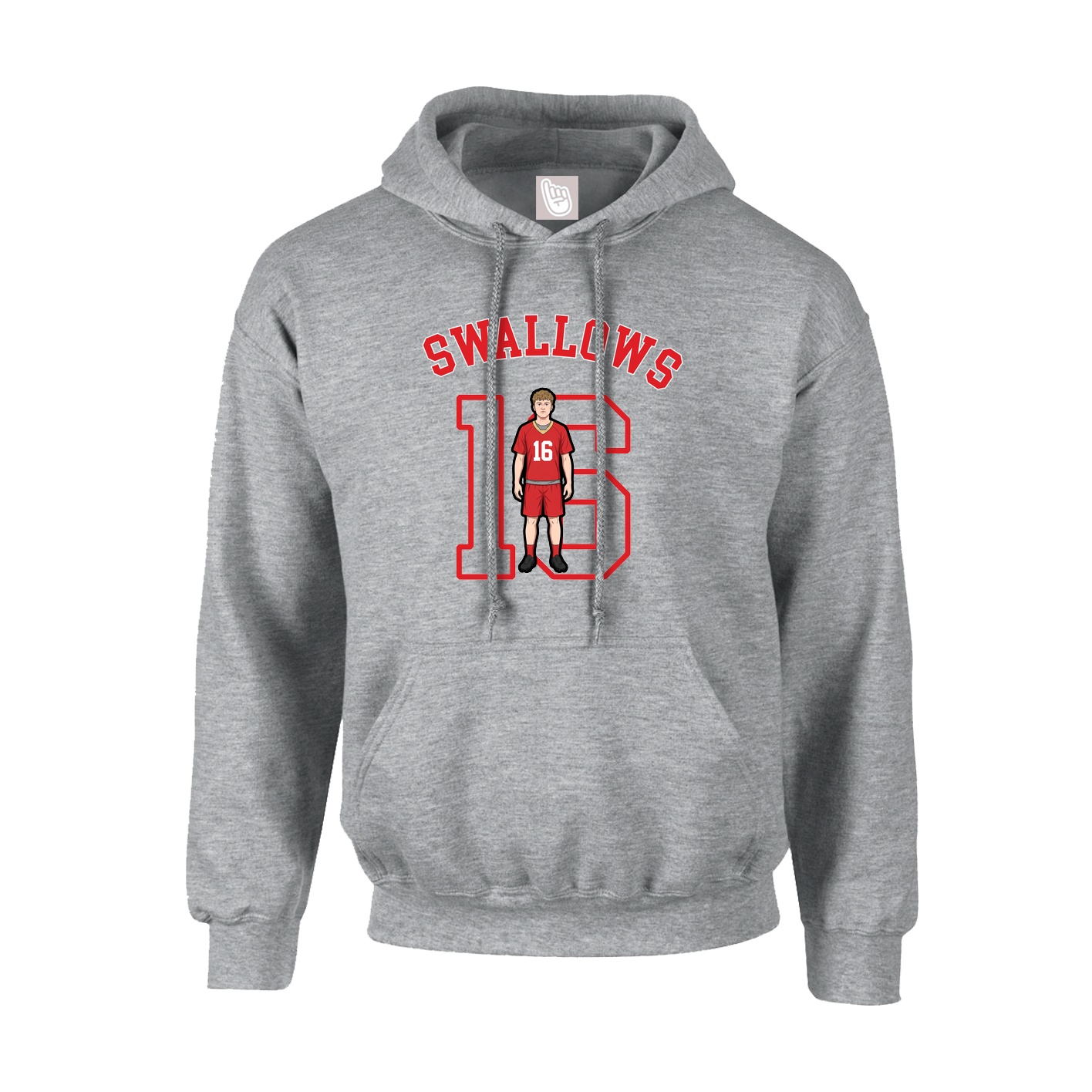 Youth Hoodie — Shirsey Arch in Grey