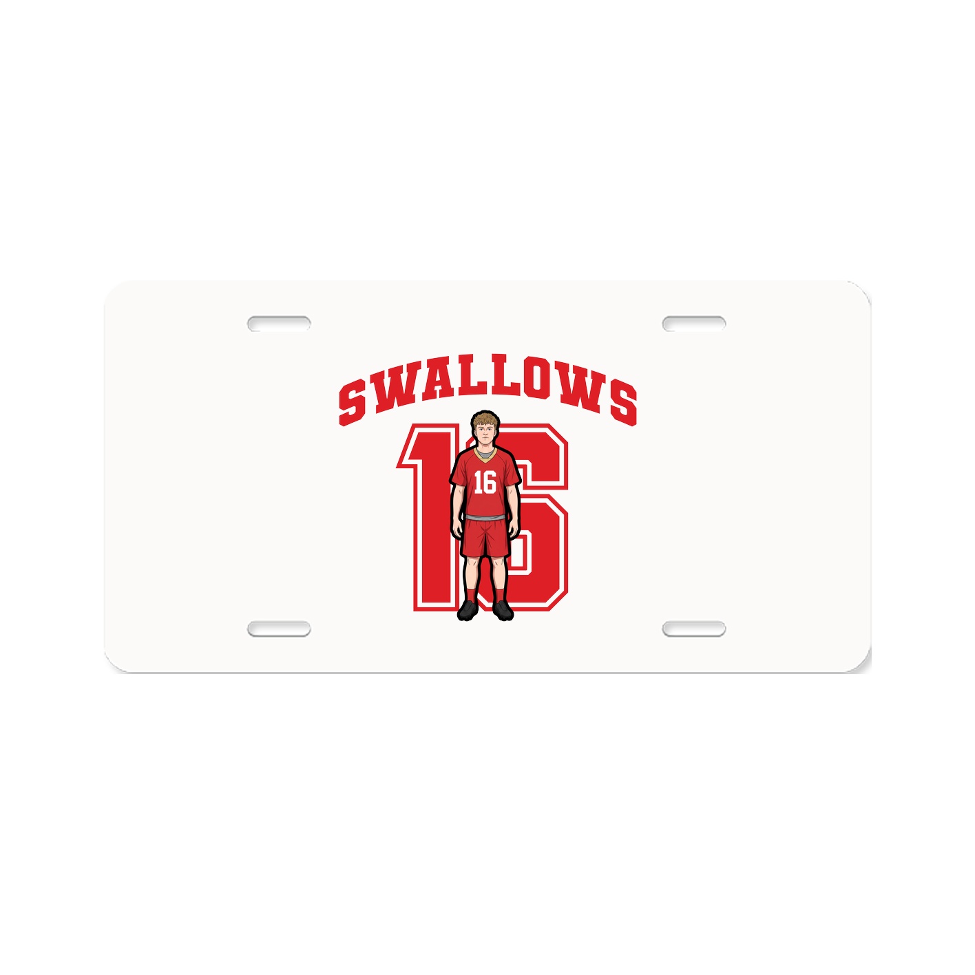 License Plate — Number in Classic