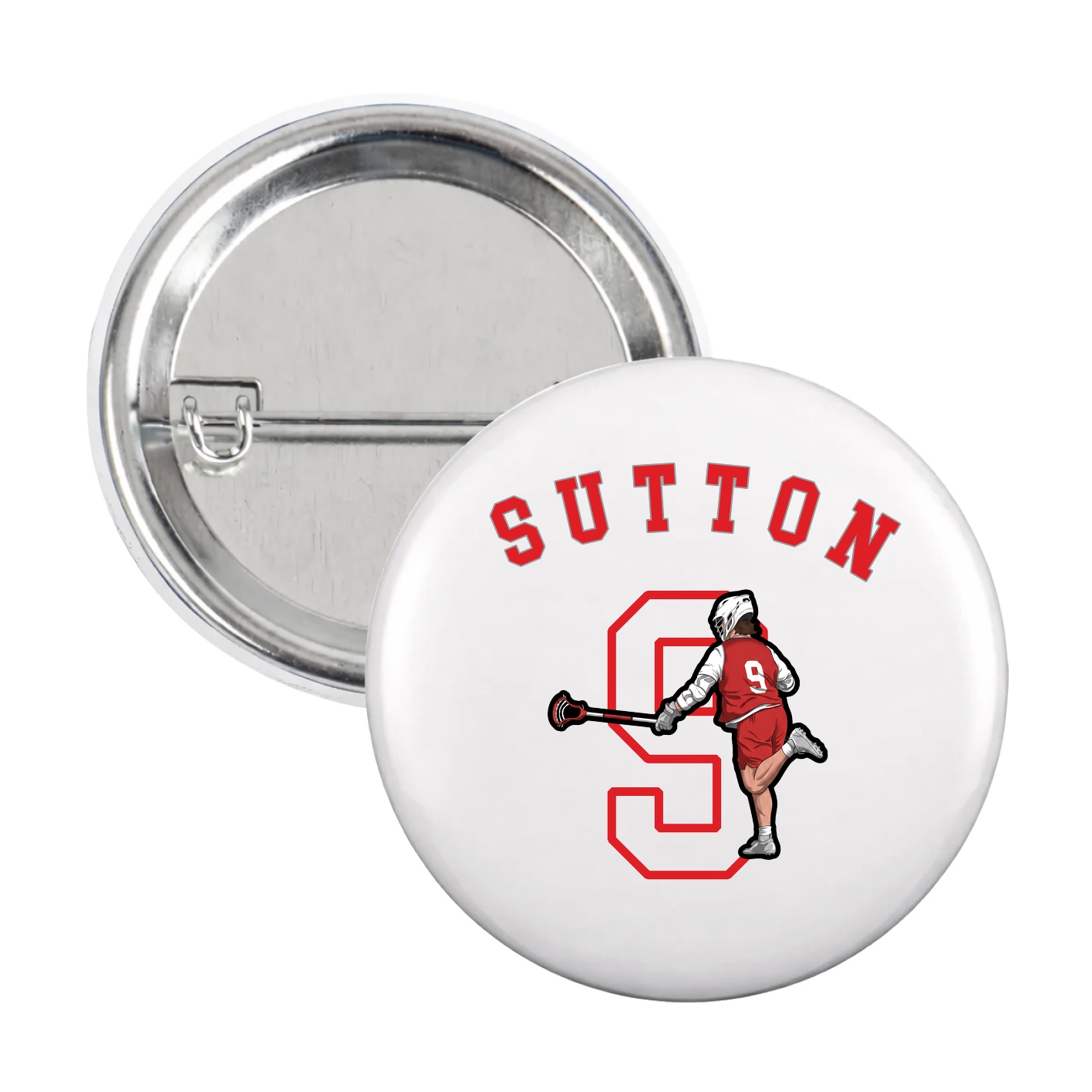 Game Day Button — Shirsey Arch in White
