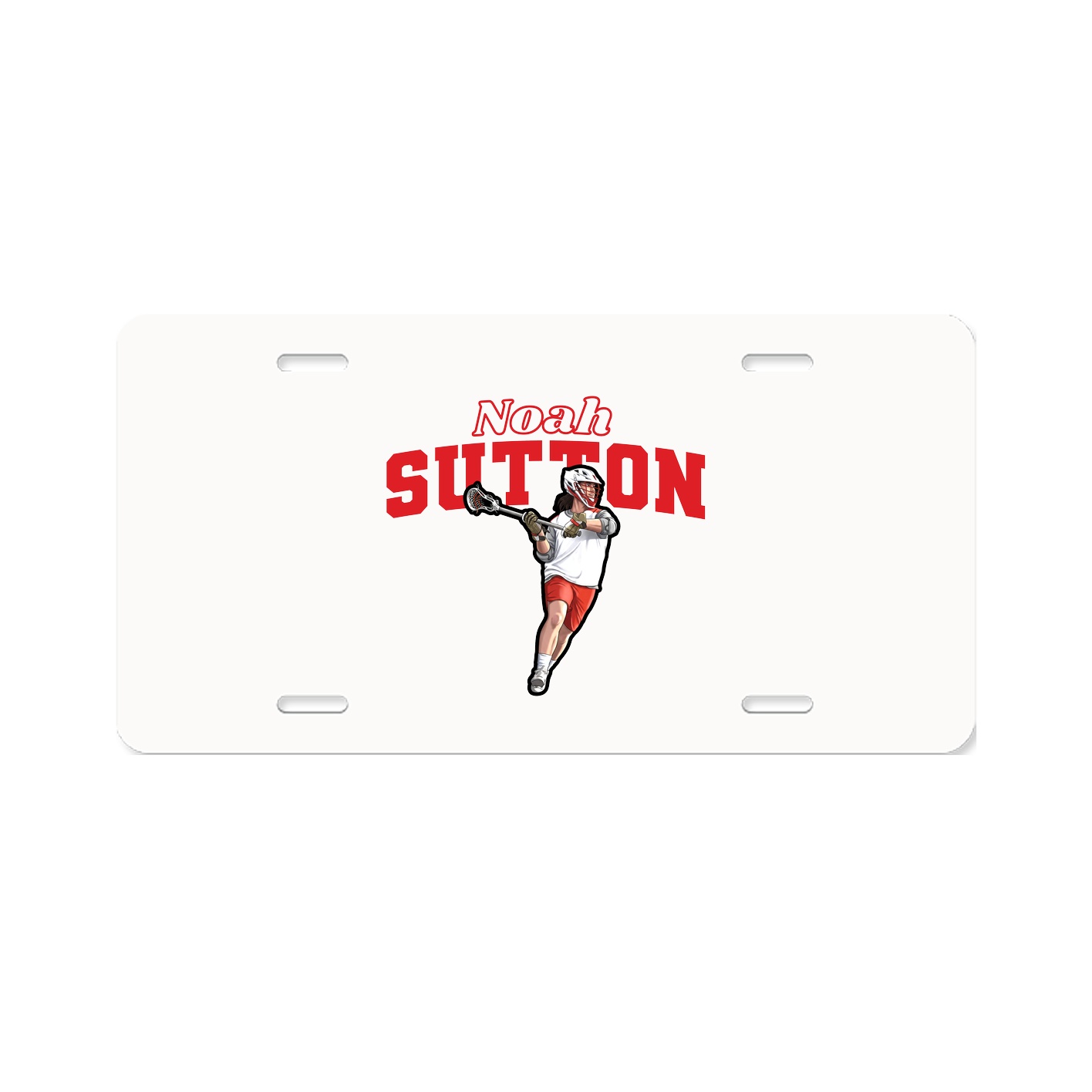 License Plate — Name Arch in Classic