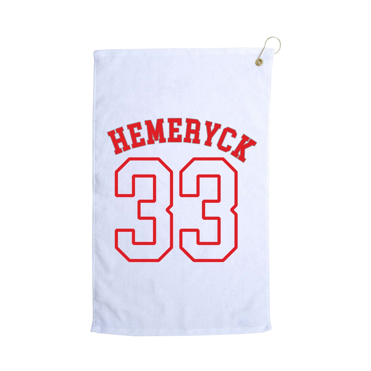 Golf Towel — Shirsey Arch in White
