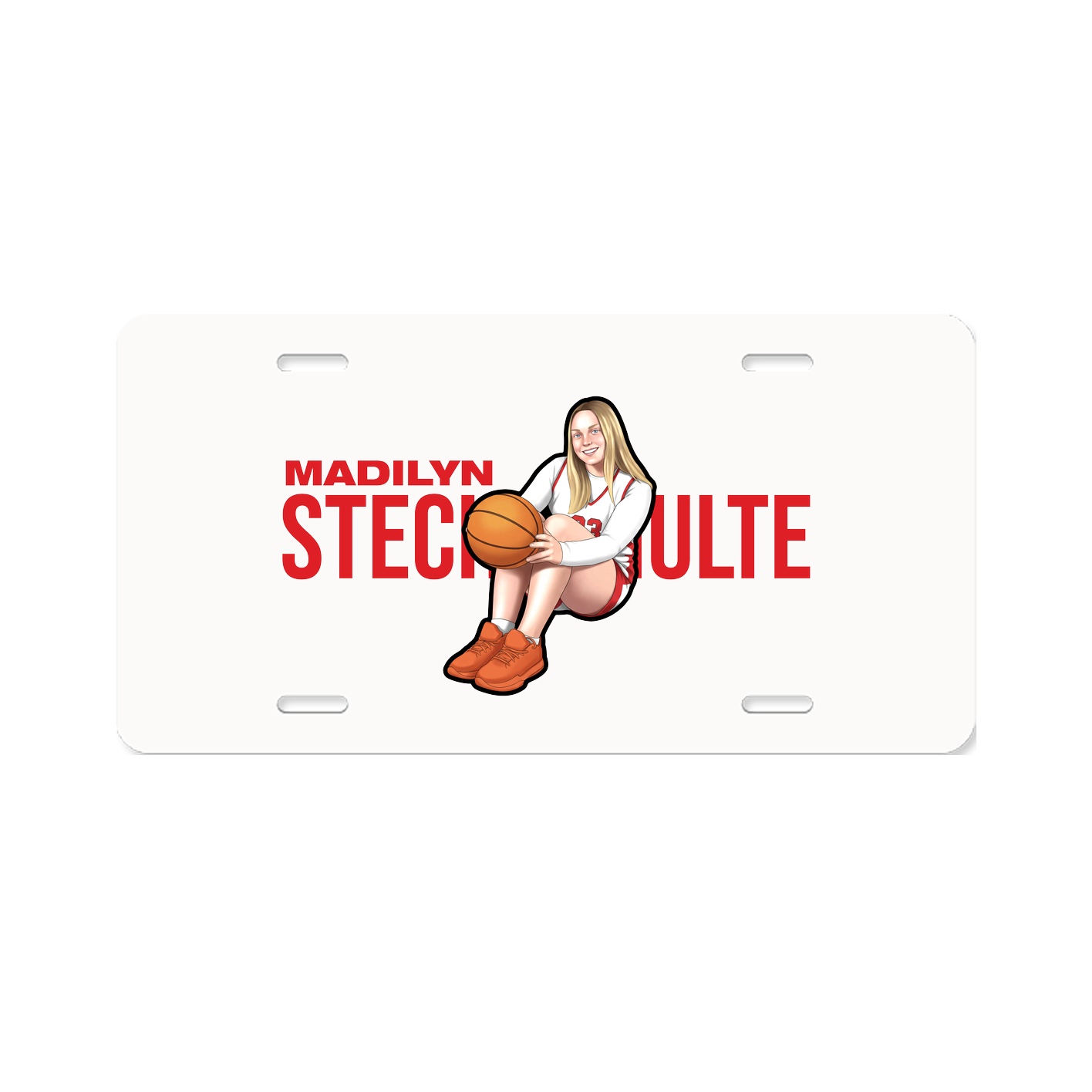 License Plate — Player Name in Classic