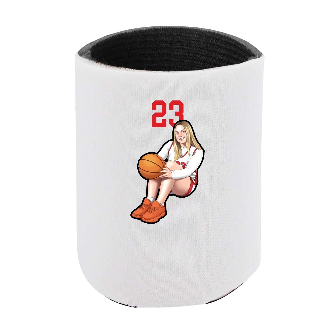 Can Holder — Number Top in White