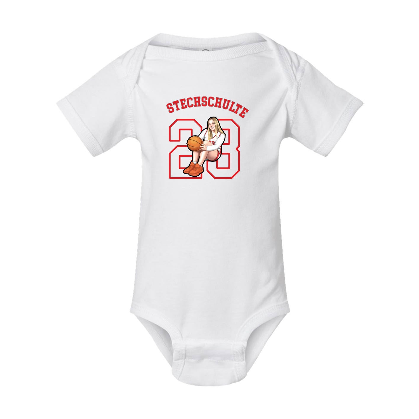Baby Onesie — Shirsey Arch in White