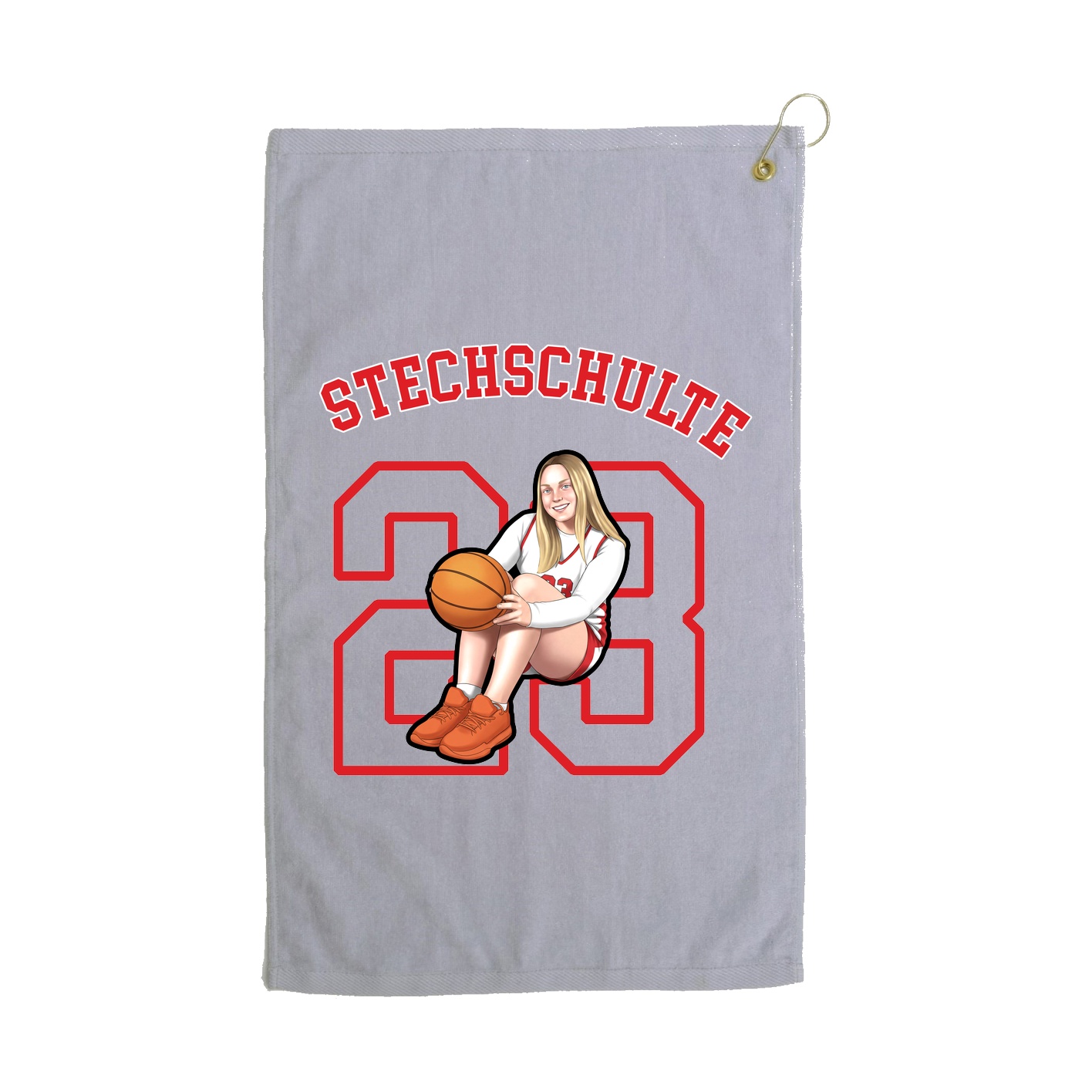Golf Towel — Shirsey Arch in Grey