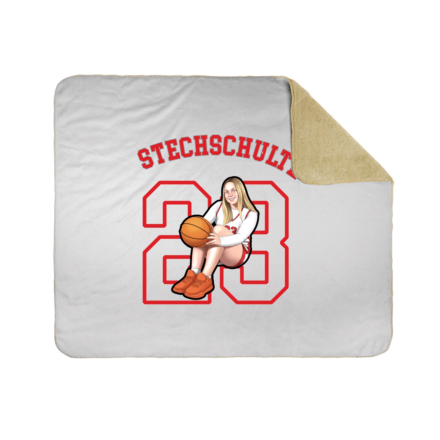 Throw Blanket — Shirsey Arch in White