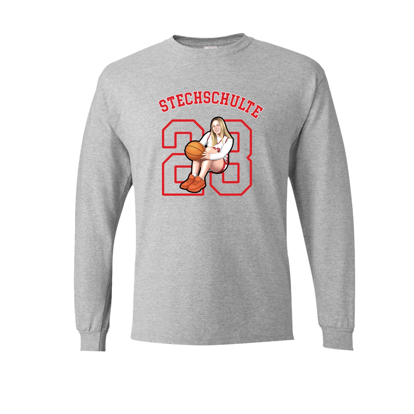 Long Sleeve Tee — Shirsey Arch in Grey