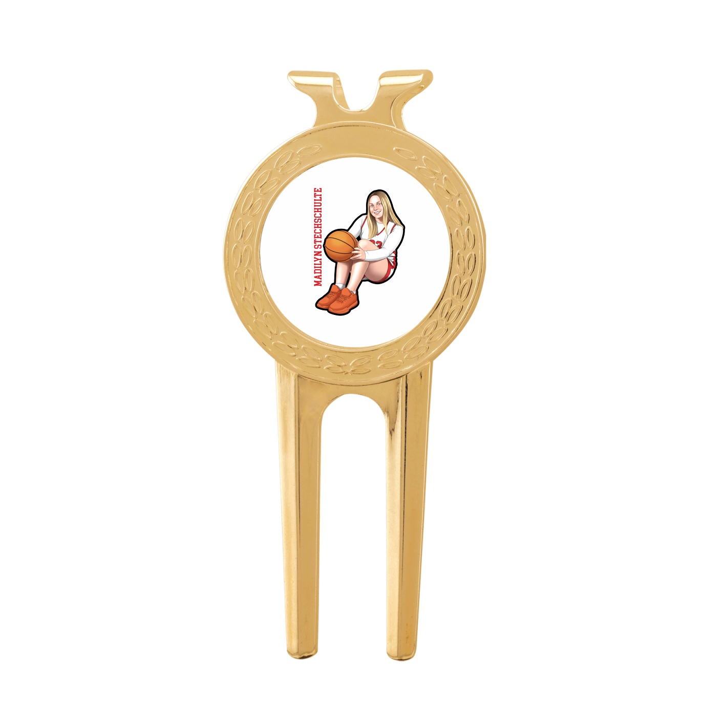 Divot Tool with Ball Marker — Name Vertical in Classic