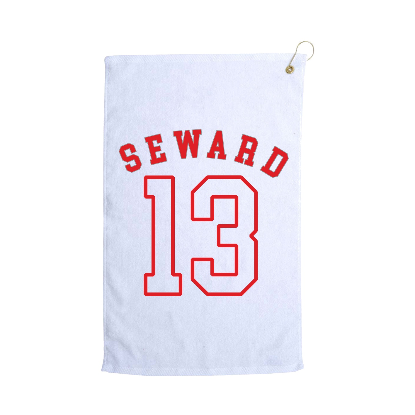 Golf Towel — Shirsey Arch in White