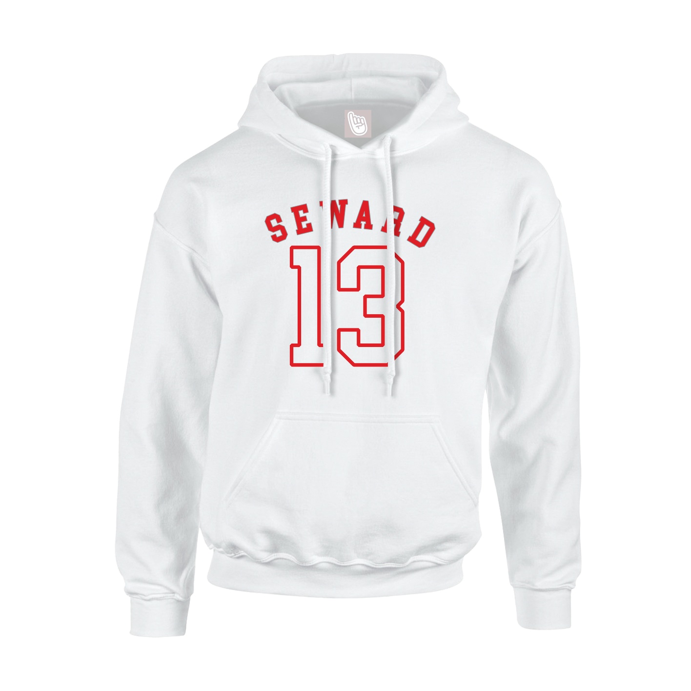 Hoodie — Shirsey Arch in White
