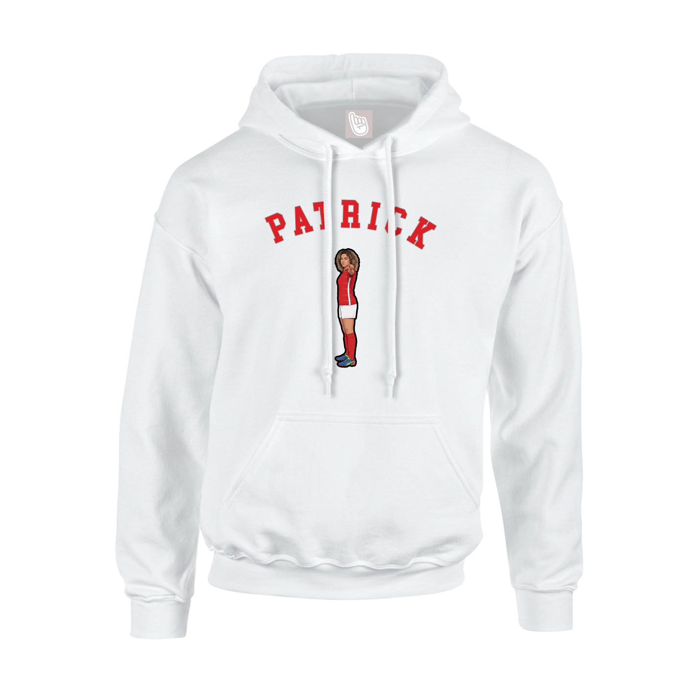 Hoodie — Shirsey Arch in White