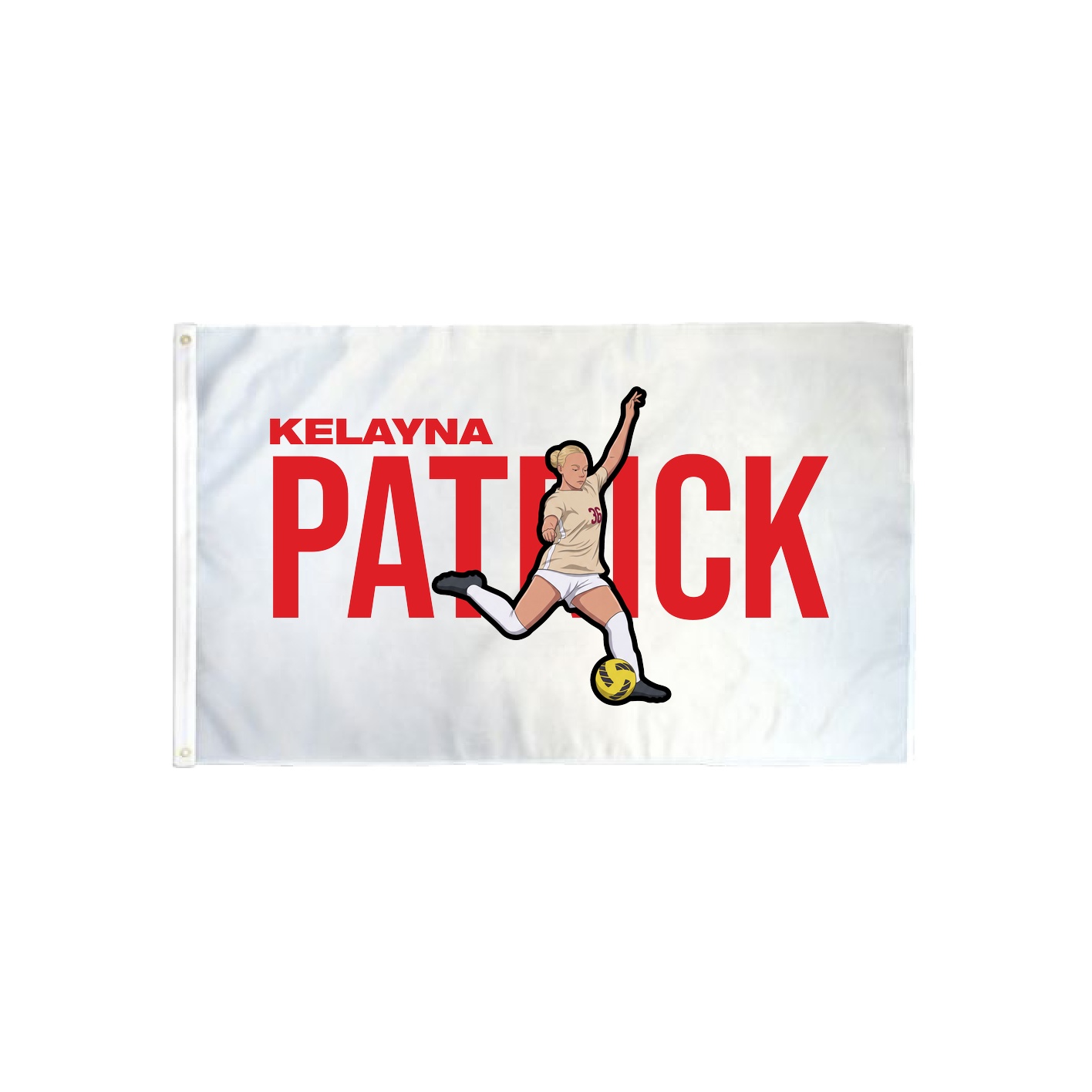 3x5 Flag — Player Name in Classic