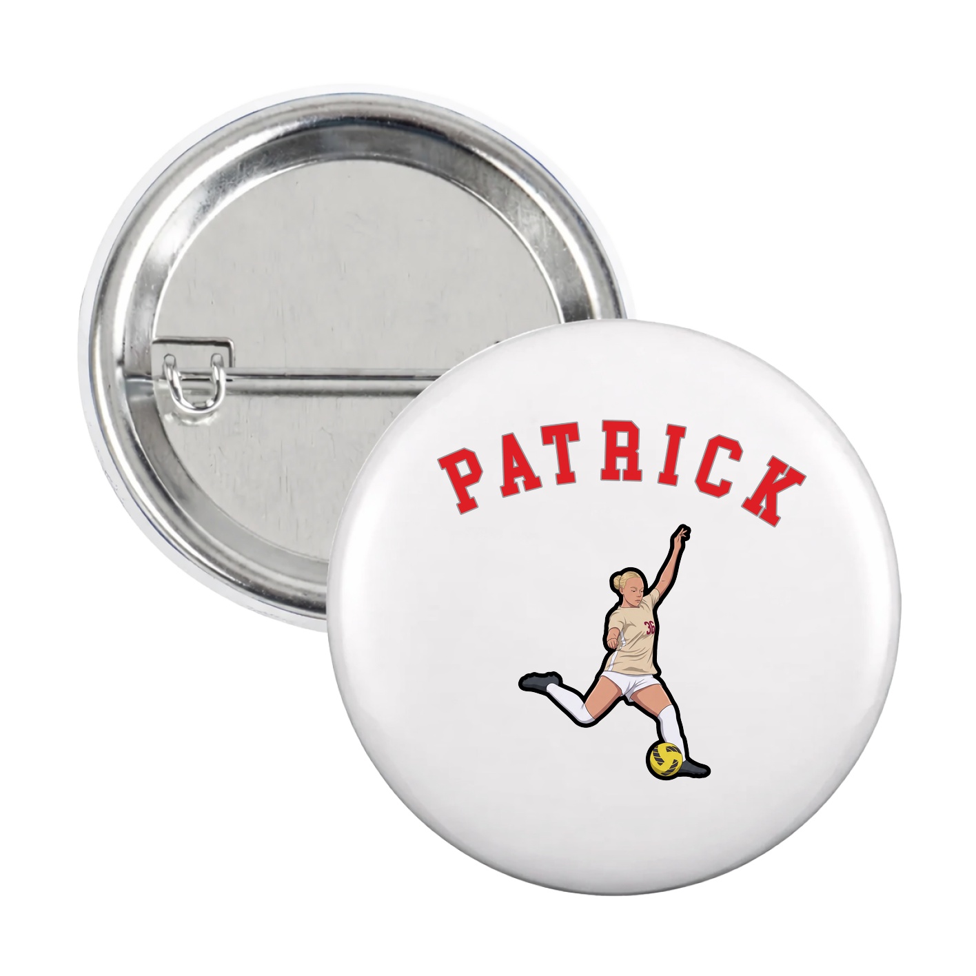 Game Day Button — Shirsey Arch in White