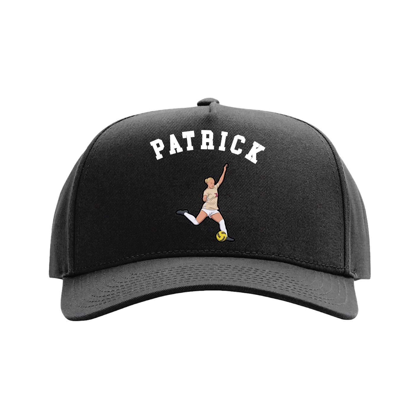 Full Fabric Five-Panel Champ Cap