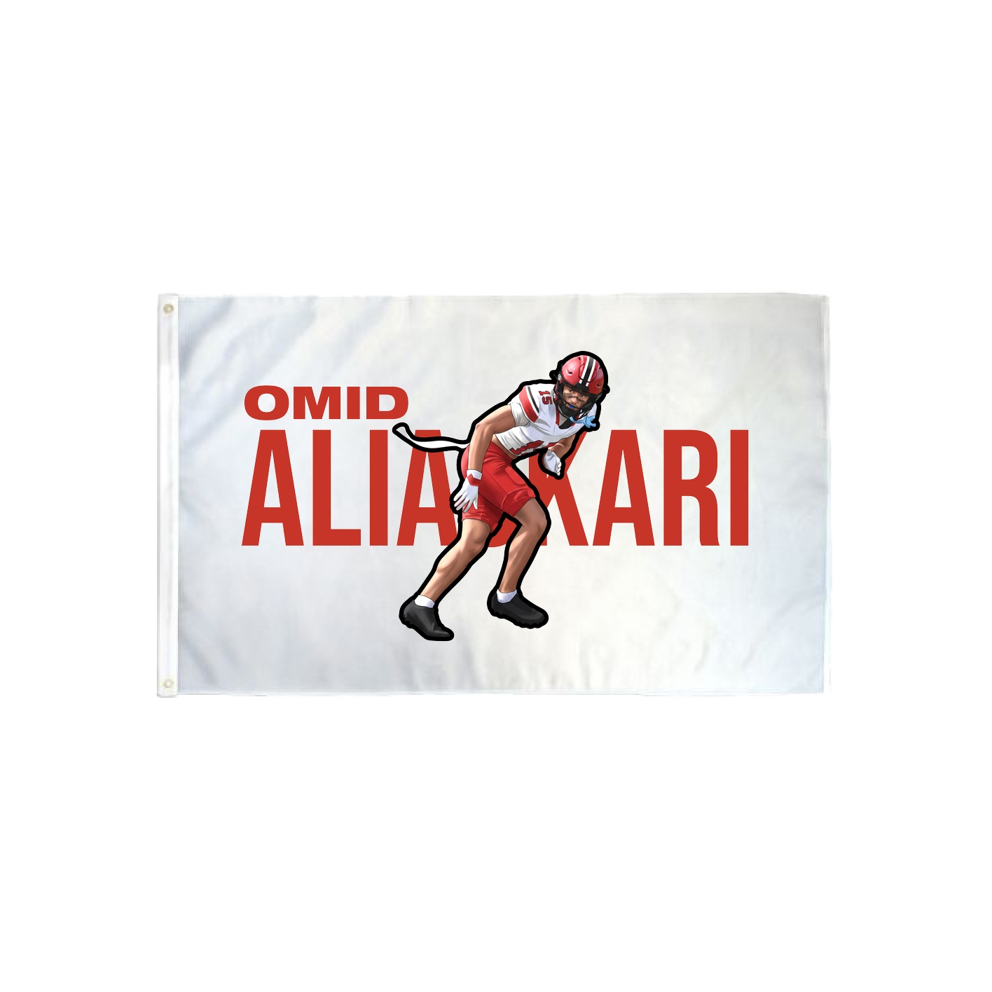 3x5 Flag — Player Name in Classic