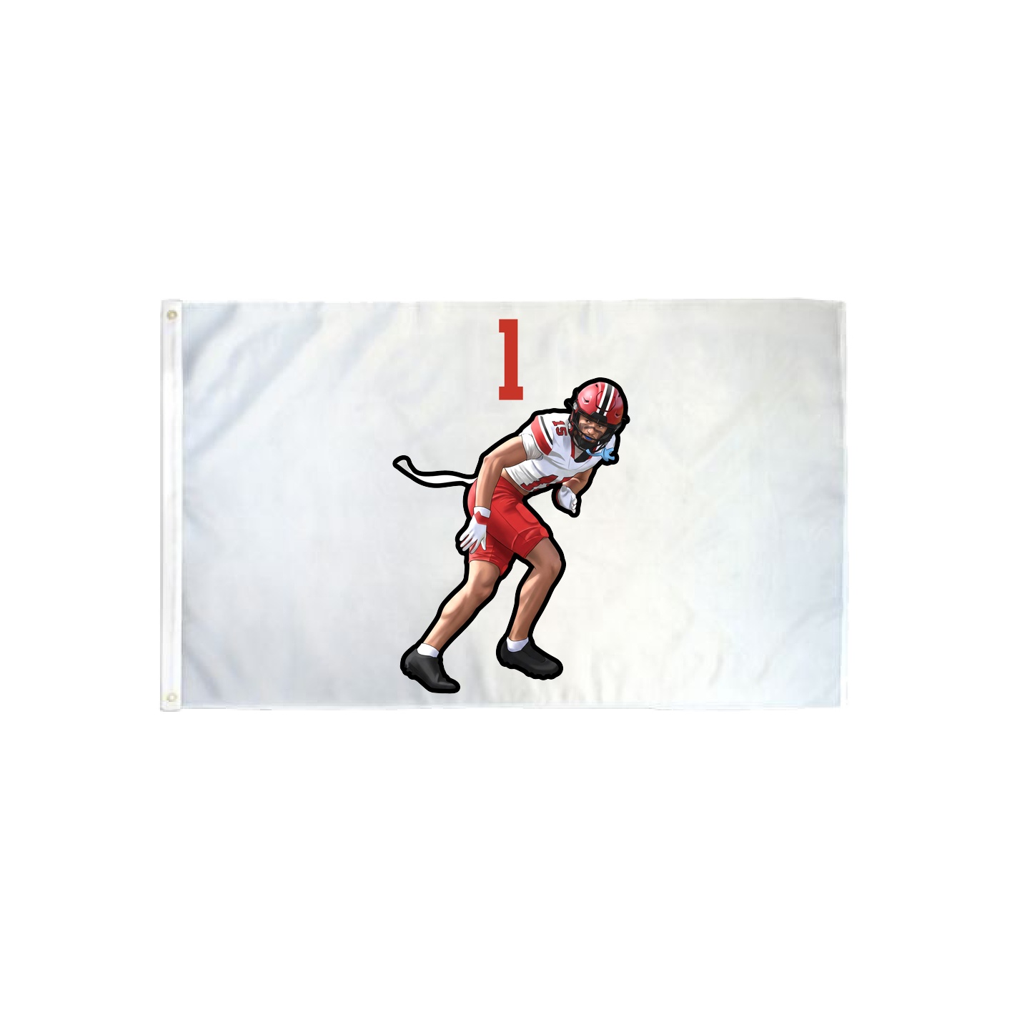 3x5 Flag — Number Top in Classic