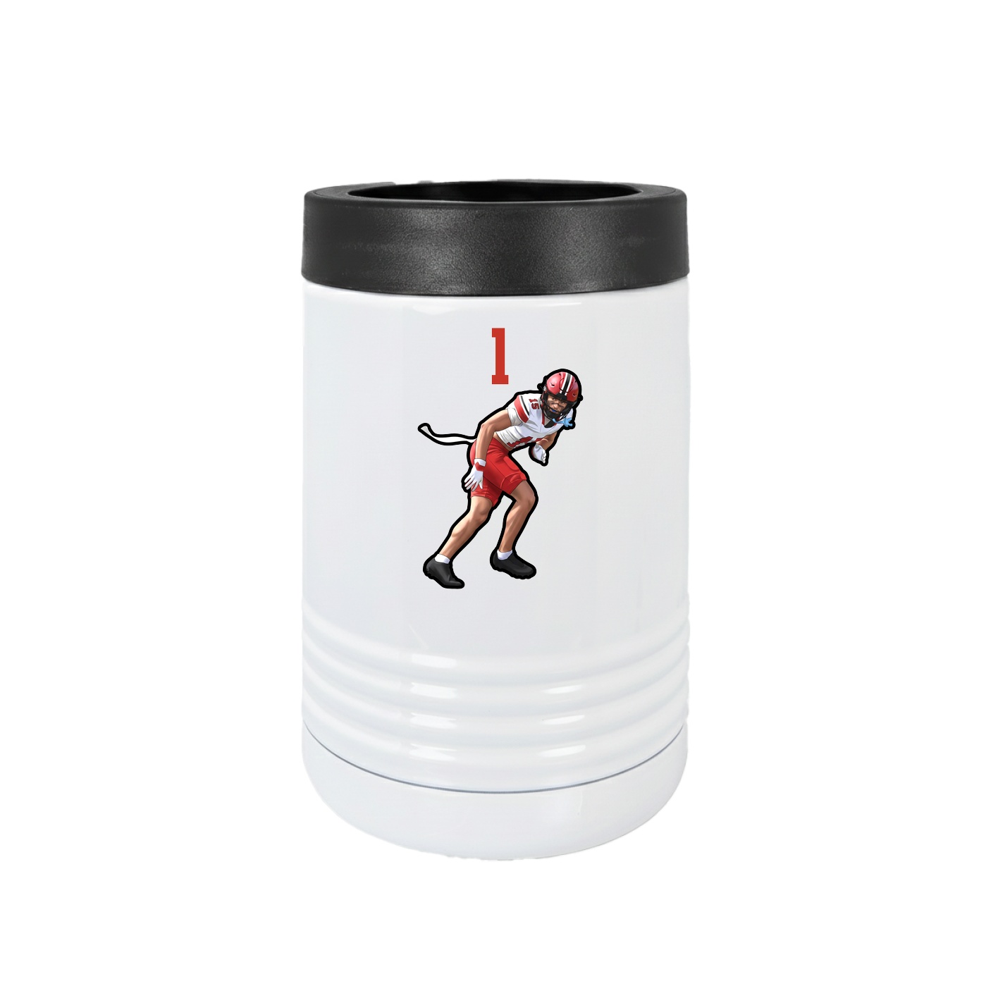 Beverage Holder — Number Top in White