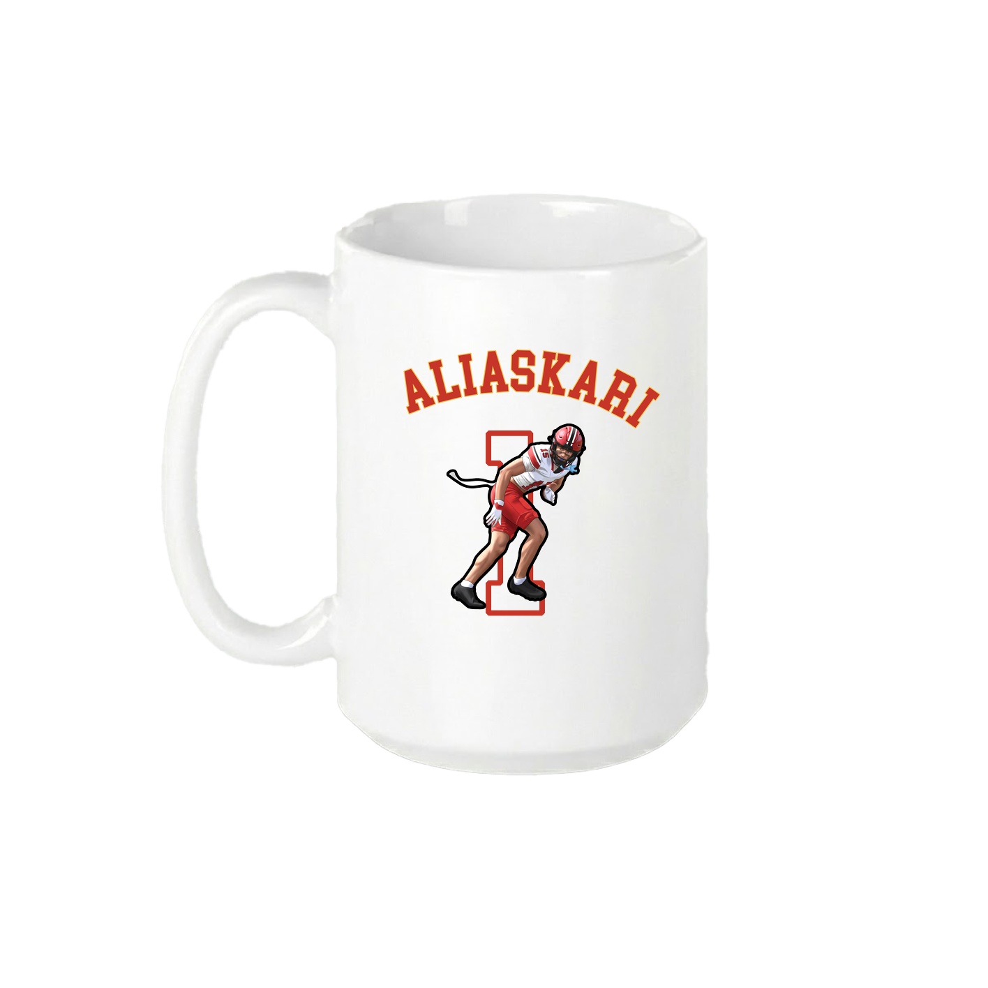 15oz Coffee Mug — Shirsey Arch in White
