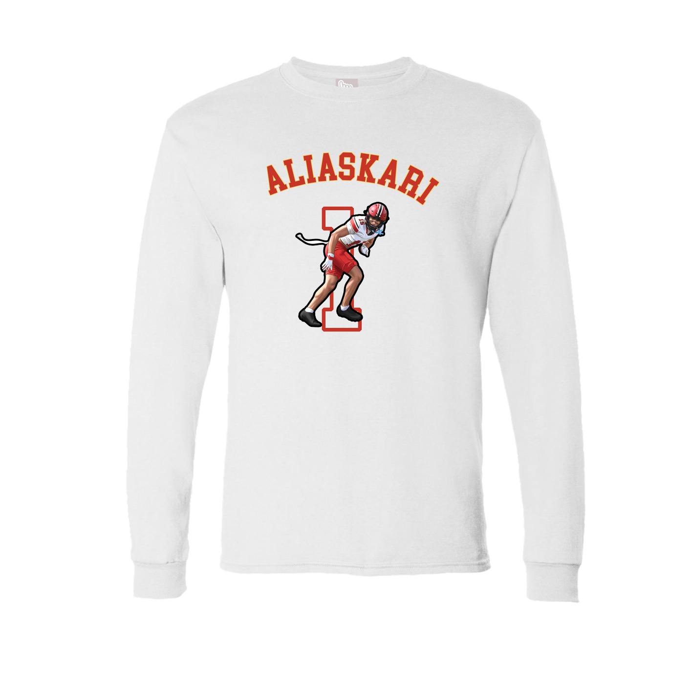 Long Sleeve Tee — Shirsey Arch in White