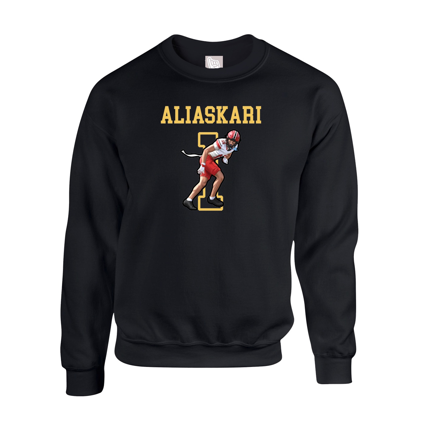 Fleece Crew — Shirsey in Black