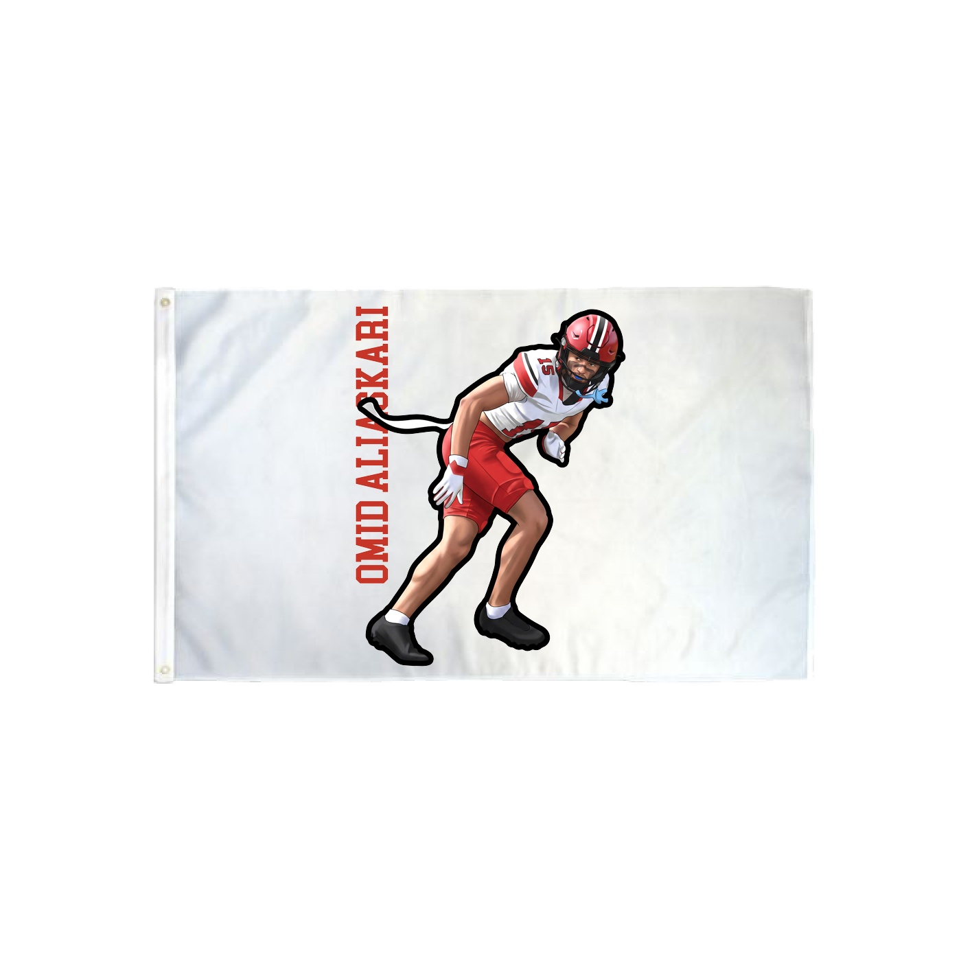 3x5 Flag — Name Vertical in Classic