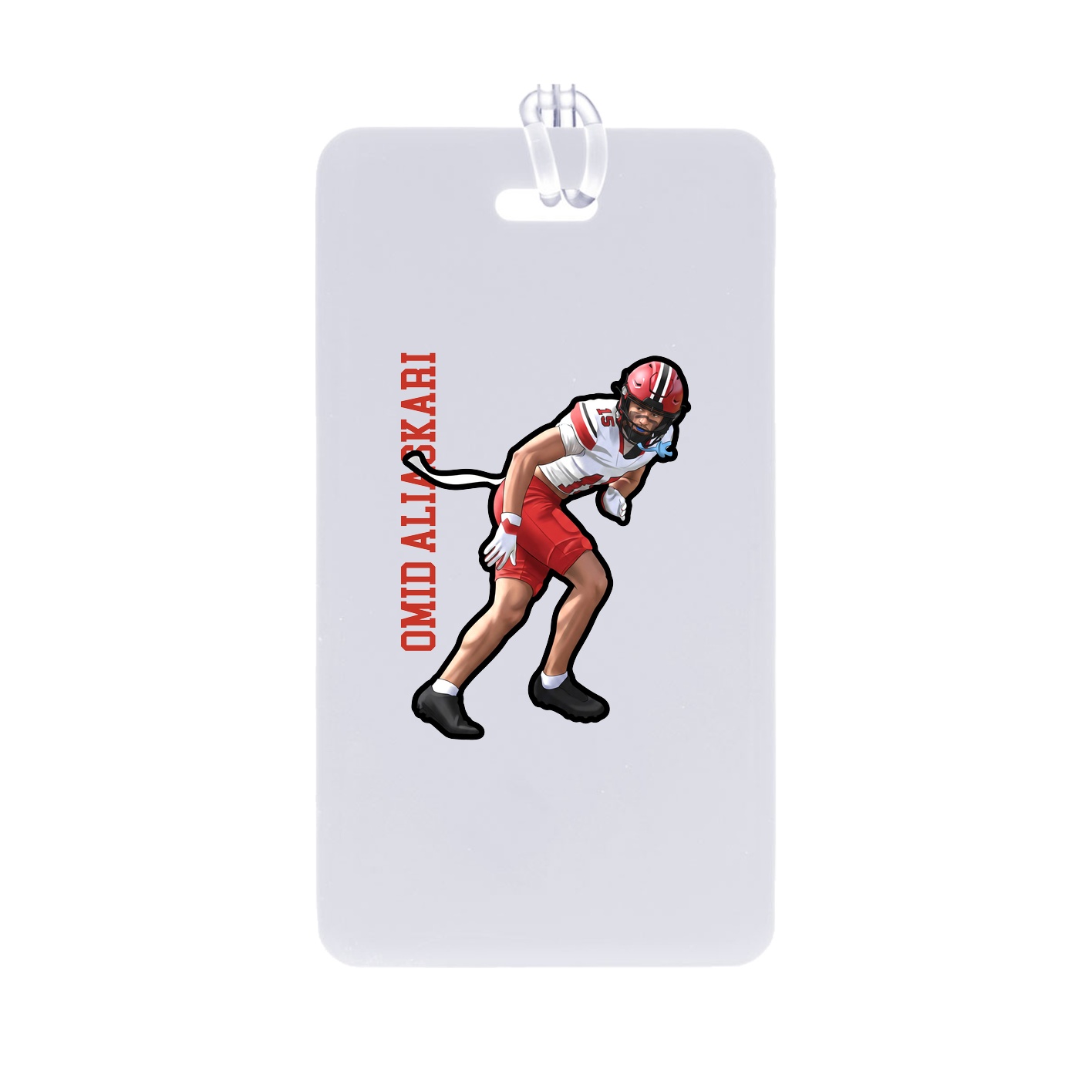 Bag Tag — Name Vertical in Classic
