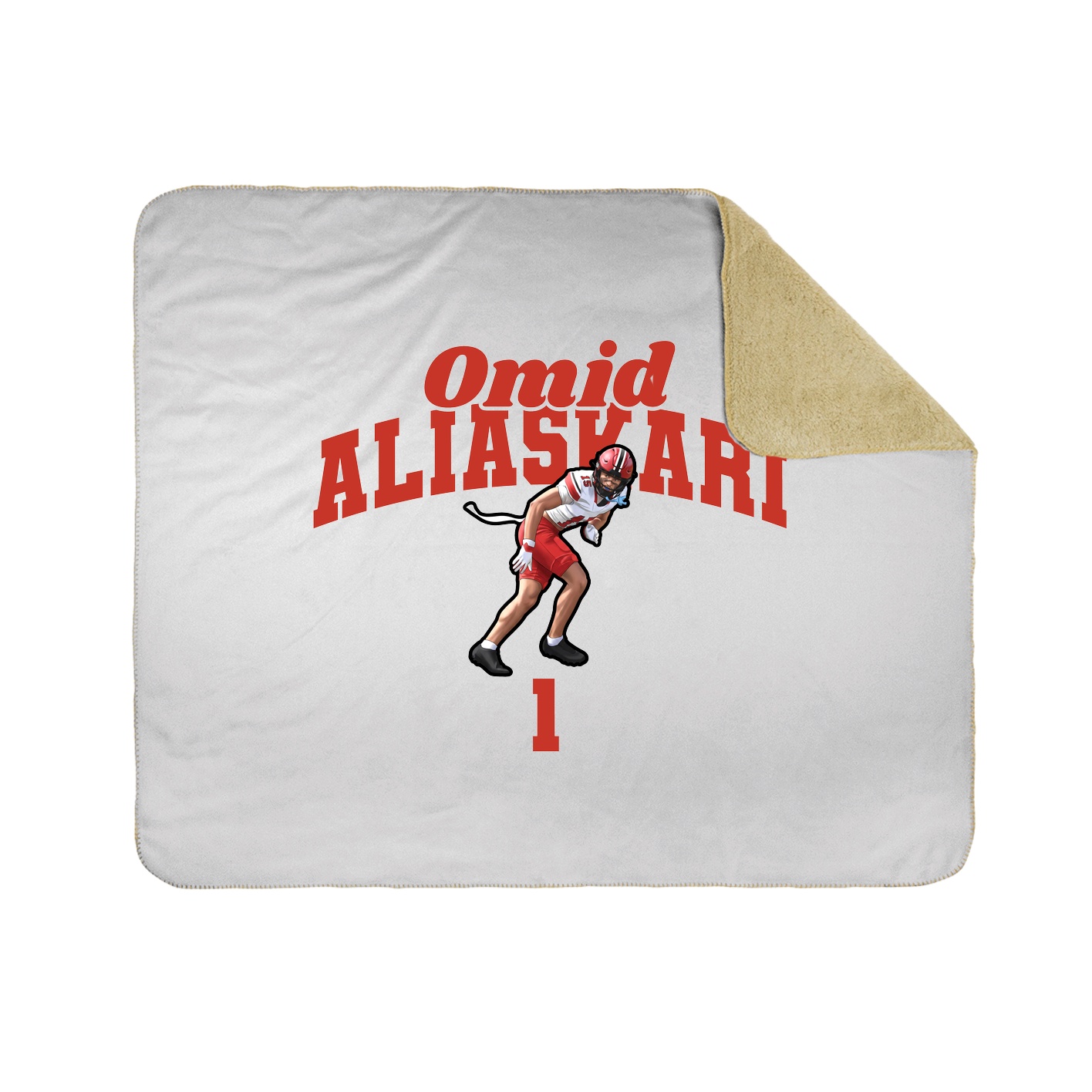 Throw Blanket — Signature Arch in White