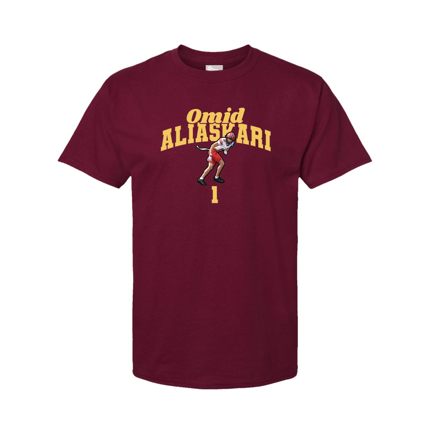 Youth Tee — Signature Arch in Cardinal
