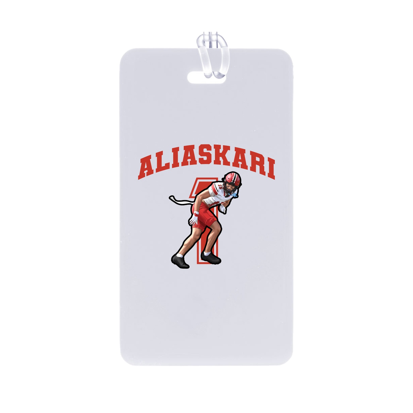 Bag Tag — Number in Classic