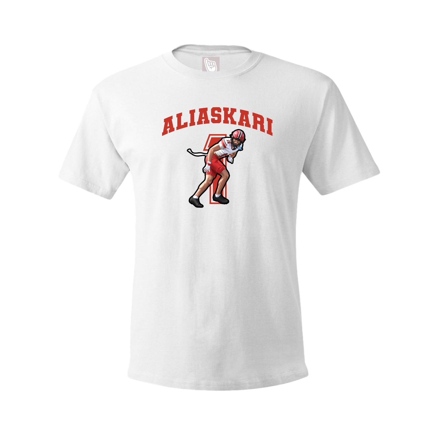 Tee — Number in White